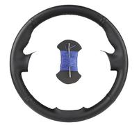 Funda Volante Coche Funda Cuero Volante Coche Personalizada para Ford para Mondeo Mk4 para S-MAX para Focus 3 para Kuga Cubierta del Volante(Blue Thread)