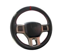 Funda Volante Coche Funda de Cuero para Volante de Coche, para Dodge RAM 1500 Classic (2012-2023), RAM 2500, 3500 y 5500. Funda para Volante(Brown Thread)