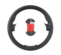Funda Volante Coche Funda De Cuero Volante para Alfa para Romeo 147 GT 2000 2001 2002 2003 2004 2005 2006 2007 2008 2009 2010 Volantes de Coche(Black Red Thread)
