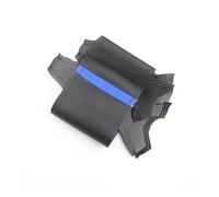 Funda Volante Coche Funda De Cuero Volante para Toyota para Corolla EE. UU para RAV4 para Celica para Matrix MR2 1998 1999 2000 2001-2005 Volantes de Coche(Blue Line-Blue Strip)