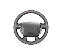 Funda Volante Coche Funda De Microfibra para Volante De Coche Accesorios para Ducato para Peugeot Boxer Jumper Relay Ram ProMaster Cubre Volante(B-Red Thread)