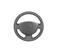 Funda Volante Coche Funda De Volante De Microfibra para Renaultes Clio 2 Twingo 2 Dacia Sandero 2001-2014 Cubre Volante(A-Red Thread)