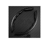 Funda Volante Coche Funda Para Volante Coche 2 Mitades Universal 38 Cm 15 Pulgadas Antideslizante Accesorios(Black)