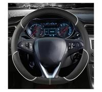 Funda Volante Coche Funda Para Volante De Coche Para Opel Para Crossland X Para Grandland X Para Insignia 2017 2018 2019 2020 2021 2022 Accesorios Para Coche Funda Volante Coche Universal(WHITE DSHAPE