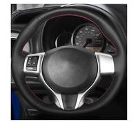 Funda Volante Coche Funda Trenzada para Volante De Coche, Costura Suave A Mano para Toyota para Yaris para Verso S para Vitz para Ractis Cubrevolante(Light Blue Thread)