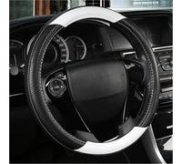 Funda Volante Coche Funda Volante Coche 37-38Cm 15" para Accord para Amaze para Brio para City para Grace para Jazz para Insight para Inspire para Legend N-Box Cubre Volante Auto(Blanco)