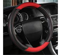 Funda Volante Coche Funda Volante Coche 37-38Cm 15" para Accord para Amaze para Brio para City para Grace para Jazz para Insight para Inspire para Legend N-Box Cubre Volante Auto(Rojo)