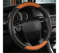 Funda Volante Coche Funda Volante Coche 37-38Cm 15" para Accord para Amaze para Brio para City para Grace para Jazz para Insight para Inspire para Legend N-Box Cubre Volante Auto(Naranja)