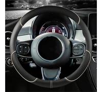 Funda Volante Coche Funda Volante Coche Piel Microfibra Para Fiat 500 2007-2022 Para 500E 2020 2021 Para 500L 2014-2018 Para 500X 2015-2022 Accesorios Coche Cubierta Volante Coche(BEIGE O SHAPE)