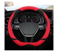 Funda Volante Coche Funda Volante En Forma D para Golf 7 para Polo 2014-2022 para Scirocco para Jetta 6 2017-2022 Y para Santana 2016-2022(Rojo)