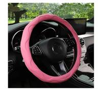 Funda Volante Coche La Cubierta Volante Automóvil Anillo Interior Goma Tridimensional Piel Cordero Adecuada Accesorios Interiores De 14,5 A 15 Pulgadas(Pink Crown)
