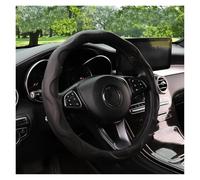 Funda Volante Coche La Cubierta Volante Automóvil Anillo Interior Goma Tridimensional Piel Cordero Es Adecuada para Accesorios Interiores 14,5 A 15 Pulgadas(Black Crown)
