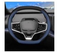 Funda Volante Coche para 2024 Volvo para EX30 Universal Protector para Volante Coche Interior Accesorios Coche Cuero Genuino Transpirable Antideslizante Cómodo Cubierta para Volante(B)