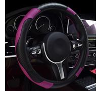 Funda Volante Coche para Alfa Romeo Tonale 2022 2023 2024 2025, Transpirable Antideslizante Cubierta Volante de Cuero PU Protector Duradero Accesorio,H/Purple