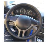 Funda Volante Coche para BMW Serie 3 E46 2000-2006 Serie 5 E39 2000-2003 E53 para X5 2003 Z3 E36 Funda Volante Microfibra Cuero Cubre Volante Coche(Red Thread)