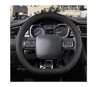 Funda Volante Coche para Citroen C3 para C3 para Picasso para Aircross para Pluriel DS3 DS5 Protector para Volante Coche(D Shape Black)