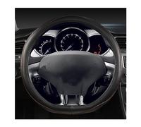 Funda Volante Coche para Citroen DS3 DS 3 Protector Antideslizante para Volante Coche Accesorios Interiores Automotrices(Black-Red)
