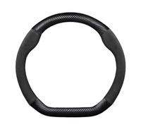 Funda Volante Coche Para Citroen DS3 DS4 DS5 DS5 DS 5LS DS6 DS7 DS9 DS Para SPIRIT Accesorios De Coche Protector De Cuero Y Fibra De Carbono Para Volante De Coche 37-38cm Cubre Volante Coche(D Style A