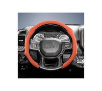 Funda Volante Coche Para Dodge Para Challenger Para Charger Para Durango Para Ram 1500 Para Hornet Para Sxt Para Hellcat Para Citadel Cubierta Volante Antideslizante Protector Volante(Orange)