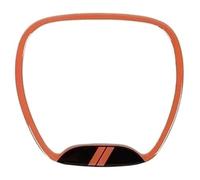Funda Volante Coche para Dodge para Charger para Challenger 2015 En Adelante para Dodge para Durango 2014 En Adelante Cubierta Decorativa Centro Volante Interior Coche(Naranja)