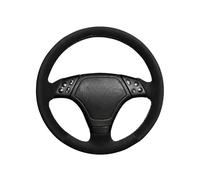 Funda Volante Coche Para E36 1996-2000 Para E46 1998-2000 Para Z3 E36/7 1995-1997 Funda Volante Coche Negra DIY Cubre Volante(Hilo azul)