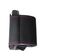 Funda Volante Coche para E83 X3 2003-2010 Y E53 X5 2004-2006 Funda Volante De Cuero PU(Red Line)