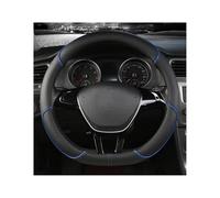 Funda Volante Coche para Fiat 500e Hatchback 2020 2021 2022 2023 2024 Funda para Volante Coche Fibra Carbono Ultrafina con Banda Elástica Que Absorbe Sudor(Blackblue,D)