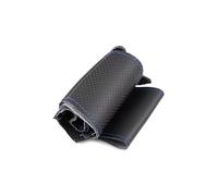 Funda Volante Coche Para Fit Jazz City 2009 2010 2011 2012 2013 Para Insight 2010-2014 Cubierta Material sintético Microfibra Para Volante Coche Cosida A Mano Cubre Volante(Línea Azul)