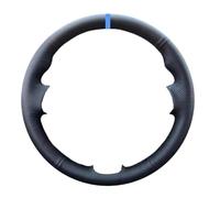 funda volante coche Para Ford para Bronco Sport para Escape | Funda de volante de cuero de microfibra, modelos(Light Blue Thread)