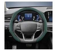 Funda Volante Coche para Ford para Ranger para Kuga Mk8 para Puma para Fusion Mk5 para Mustang 2 3 4 Cubierta de Volante, en Forma de D(Verde)