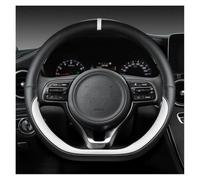 Funda Volante Coche, para Ford Puma 2020-2024 2025 Cubierta Volante Coche Antideslizante Transpirable Funda Protectora del Volante,B