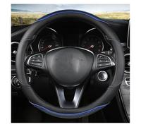 Funda Volante Coche para Golf K3 para Polo para Jatta Auto Parts O Cubierta Volante Coche En Forma Cuero(Forma de O Azul)