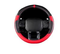 Funda Volante Coche para Haval para Dargo 2022-2021 Funda De Volante Transpirable Y Antideslizante Cuero PU(Red)