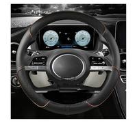Funda Volante Coche Para Hyundai Para I20 Para I30 Para I40 Para Ix35 Para Ix25 Para Tucson Para Accent Para Kona Para Sonata Funda Volante Coche Cuero PU Volante Automóvil Cubiertas(O shapeCoffee)