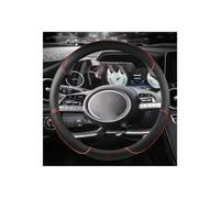 Funda Volante Coche Para Hyundai Para Tucson 2021 2022 Para NX4 Para Elantra 2020 Para Sonata Para 10th 2020 2021 2022 Funda Antideslizante Para Volante Coche Protector Volante(RED O SHAPE)