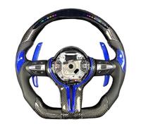 Funda Volante Coche para M3 M5 M6 F01 F02 F06 F07 F10 F11 F12 F13 F30 F32 F80 F91 E90 E91 E92 Volante Fibra Carbono(Estilo 3)
