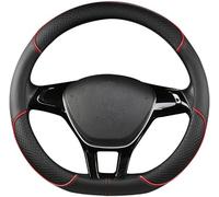 Funda Volante Coche para MG3 MG4 MG5 ZS HS Cyberster, Cubierta de Volante Transpirable y Antideslizante Diseño Cosido A Mano Accesorio Interior,D-C