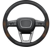 Funda Volante Coche para MG3 MG4 MG5 ZS HS Cyberster, Cubierta de Volante Transpirable y Antideslizante Diseño Cosido A Mano Accesorio Interior,A