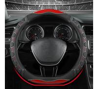 Funda Volante Coche para MG3 MG4 MG5 ZS HS Cyberster, Cubierta de Volante Transpirable y Antideslizante Diseño Cosido A Mano Accesorio Interior,D-A