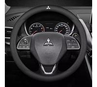Funda Volante Coche, para Mitsubishi ASX 2010-2022 Funda Volante Cuero Microfibra Antideslizante Transpirable Resistente Desgaste,A