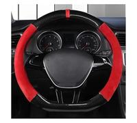Funda Volante Coche para Nissan para J11 para Xtrail para T32 2015 2016 2017 2018 2019 2020 2021 Cubierta del Volante 38CM Auto Protector(Type B D Shape)