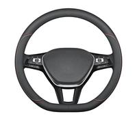 Funda Volante Coche para Renault Captur II I 2020-2024,Cubierta de Volante de Cuero de Microfibra 37-38cm/15'' Antideslizante Suave Adecuado para Todas Las Estaciones,Colored lines-1-D Type