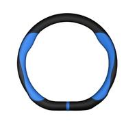 Funda Volante Coche para Seat para Cupra Leon Mk3 Mk2 5f Born Ibiza 6j 6l Ateca Formentor Tavascan Cars Funda Volante Cuero Antideslizante 38 Cm(D Blue)