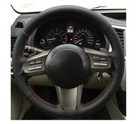 Funda Volante Coche para Subaru para Outback 2010 2011 2012 para Legacy 2009-2012 Cubierta Trenzada para Volante Automóvil Cosida A Mano Interiores Automóvil Cubrevolante(Yellow Thread)