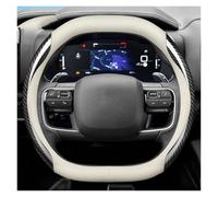 Funda Volante Coche para Todos Los Dacia para Duster 2024 2025 Protector De Cuero para Volante De Coche Transpirable Antideslizante Accesorios De Estilo De Coche Cubierta para Volante(Jyt)