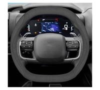 Funda Volante Coche para Todos Los Dacia para Duster 2024 2025 Protector De Cuero para Volante De Coche Transpirable Antideslizante Accesorios De Estilo De Coche Cubierta para Volante(Hj)