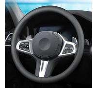 Funda Volante Coche para Vauxhall Corsa Mk5 2014-2020, Antideslizante Cubierta de Volante Transpirable Cubre Volante de Cuero de Microfibra 36-38cm Coches Interior,Type O