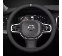 Funda Volante Coche, para Volvo XC40 XC 40 Funda Volante Cuero Microfibra Antideslizante Transpirable Resistente Desgaste,C