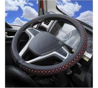 Funda Volante Coche para VW ID.Buzz 2022-2024, Resistente Al Desgaste Transpirable Cubre Cubierta Volante Protector Interior Accesorios,Black-Red