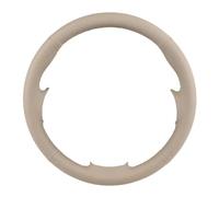 Funda Volante Coche para X3 E83 2003-2010 para X5 E53 2004 2005 2006 Funda Microfibra Cuero PU para Volante Coche Antideslizante(Beige)